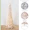 13ft. Pre-Lit Slim White Artificial Christmas Tree, Warm White LED Lights